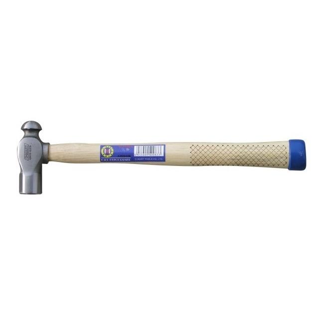 台湾西玛工具CMART木柄铁锤子G0010圆头锤2BL奶子锤榔头超硬