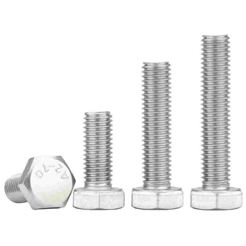 304不锈钢外六角螺丝加长螺栓螺杆螺丝钉M3M4M5M6M8M10M12M14M16
