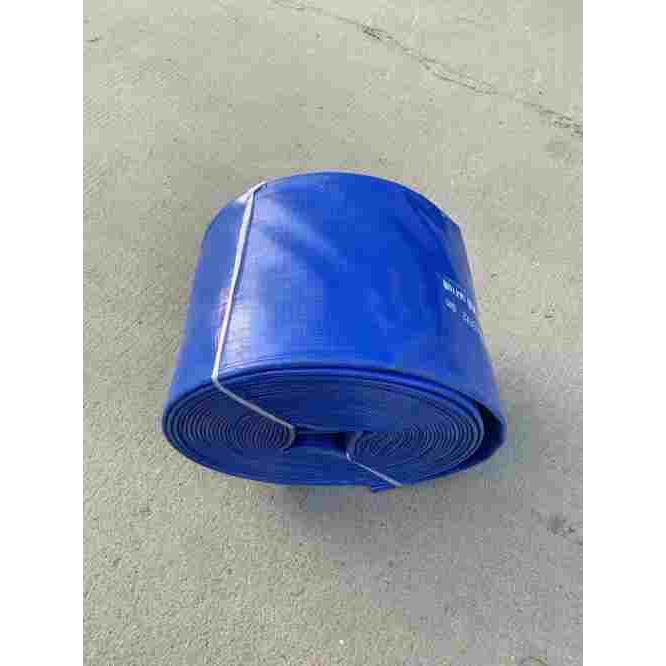 3.5寸内径87毫米农用涂塑水带2寸水带蓝水新型喷灌水消防花园管