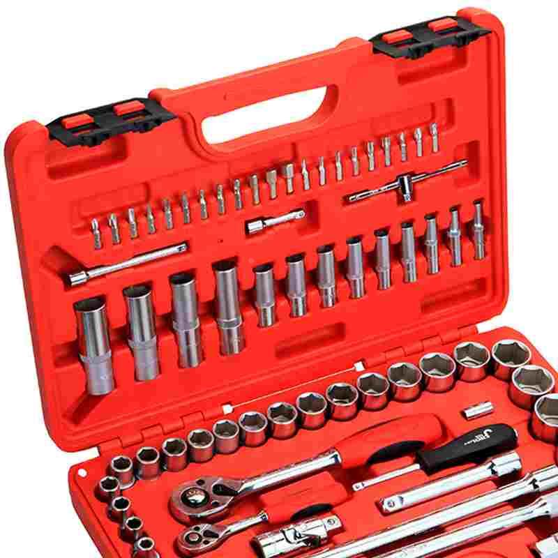 捷科SK1/4-1/2-79SP套筒工具汽修工具79件套1/4英寸