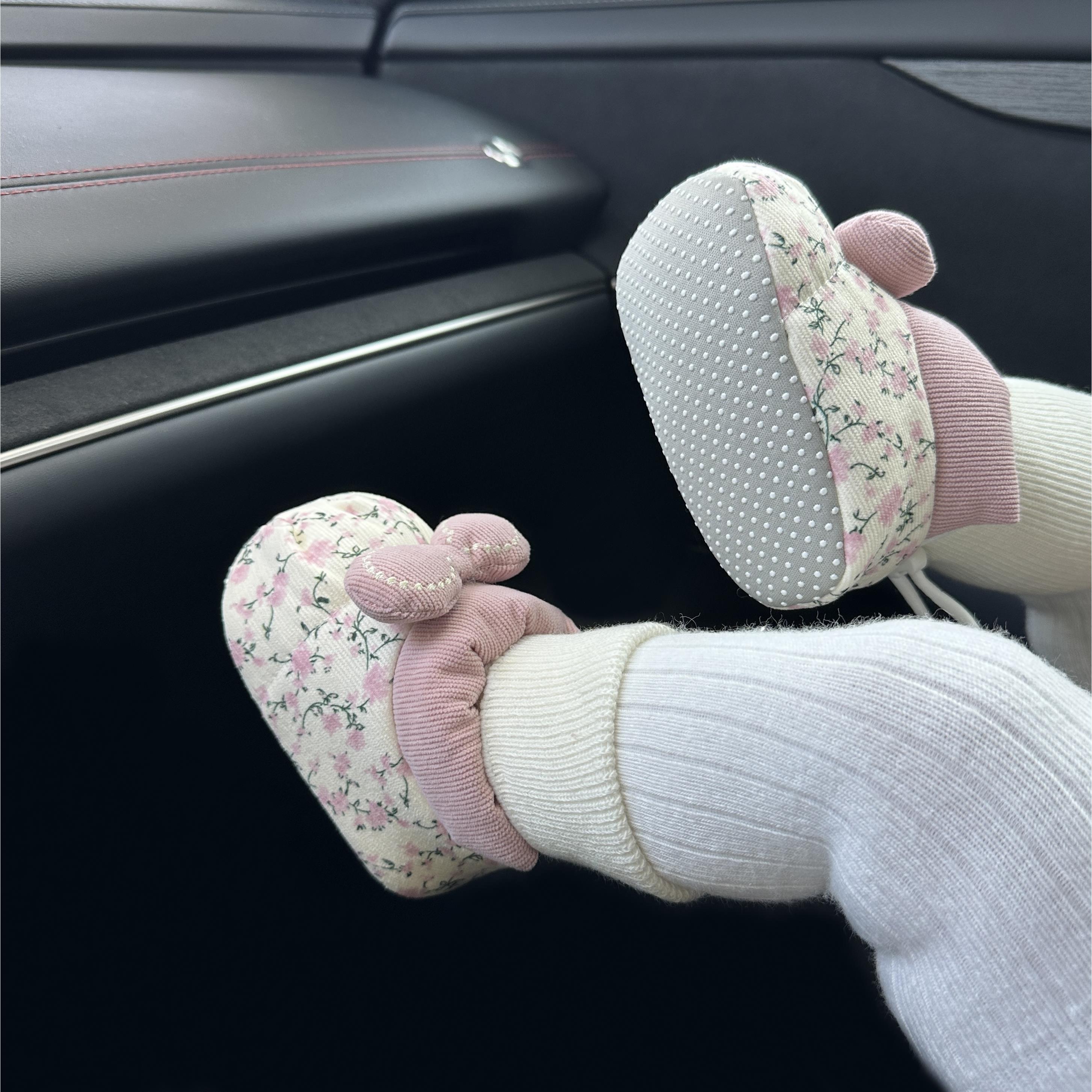 秋冬季女宝宝保暖防掉鞋袜