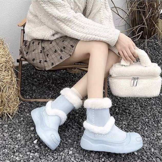 东北哈尔滨雪地靴女2025新款冬季加绒加厚保暖棉鞋厚底防滑大棉