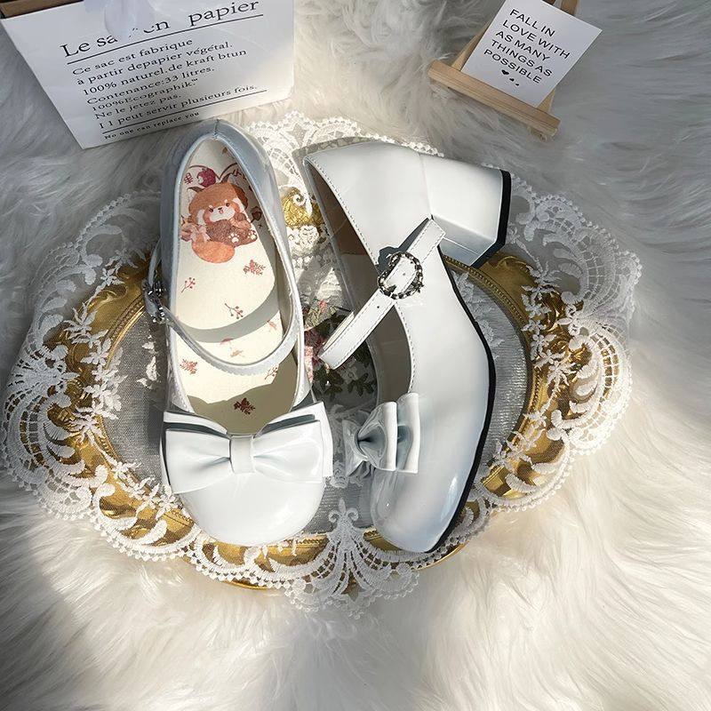 玛丽珍一脚蹬小皮鞋jk制服单鞋子英伦风乐福鞋女2025蝴蝶结lolita,女鞋,时尚休闲鞋,淘宝优惠券,粉丝福利购,淘宝优惠卷