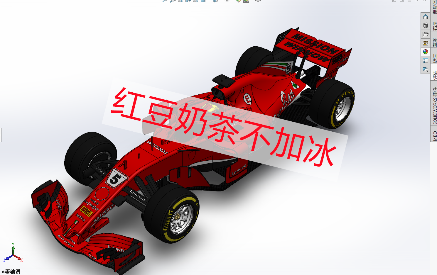 f1法拉利赛车完整零件图/装配图/赛车solidworks图纸/车/汽车3d