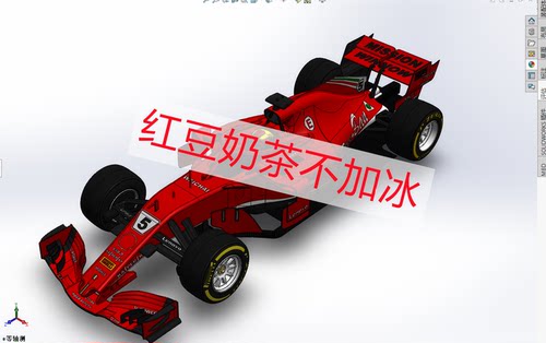 F1法拉利赛车完整零件图/装配图/赛车SolidWorks图纸/车/汽车3D