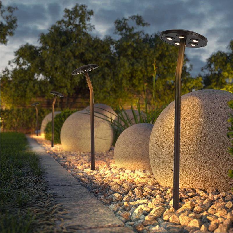 蘑菇草坪灯现代简约户外别墅过道草地灯防水景观灯花园别墅落地灯