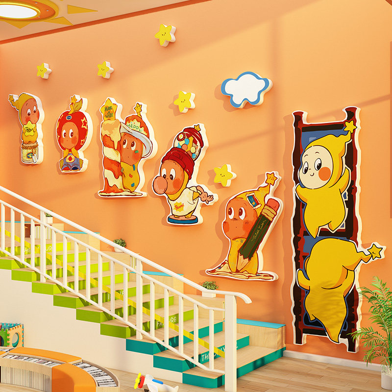 幼儿园环创主题墙形象贴