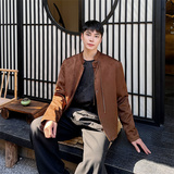 秋冬新款立领重工提花短外套夹棉男新中式棉袄上衣潮P125，女装短外套，星座1111（原C206）