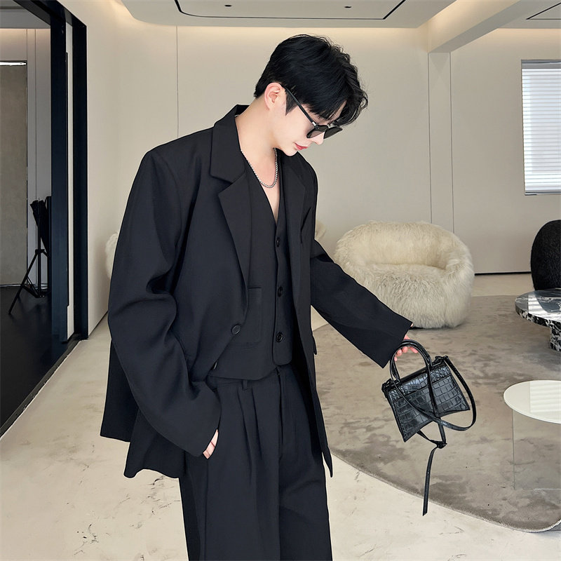 时髦西装三件套P225,男装西服套装,星座1111（原C206）