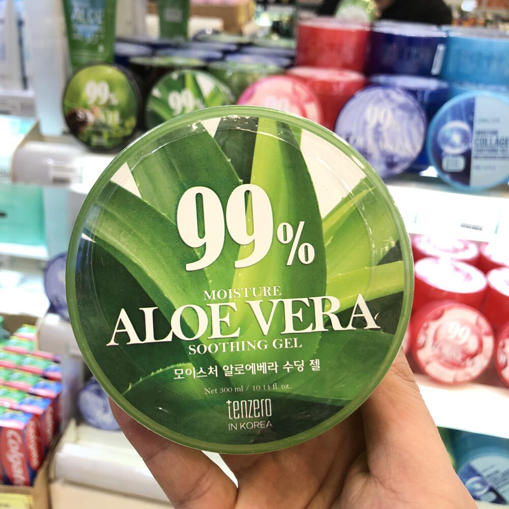 韩国进口99%芦荟胶蜗牛胶面膜去痘淡印胶原蛋白透明质酸补水保湿