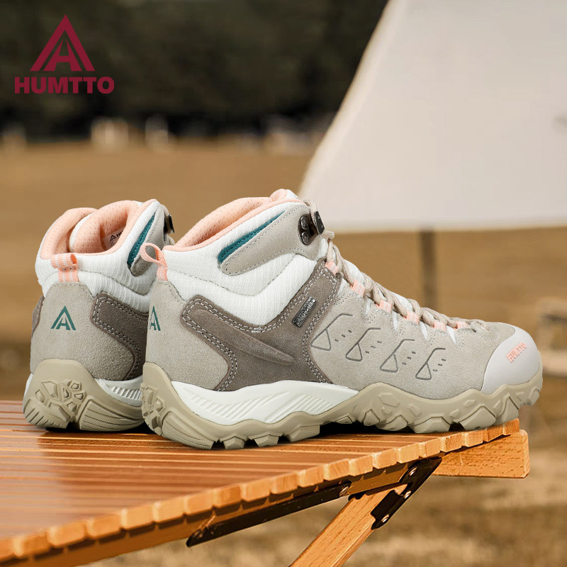 悍途户外高帮鞋女秋冬新款防滑耐磨缓震休闲鞋轻便透气爬山登山鞋,女鞋,高帮鞋,淘宝优惠券,粉丝福利购,淘宝优惠卷