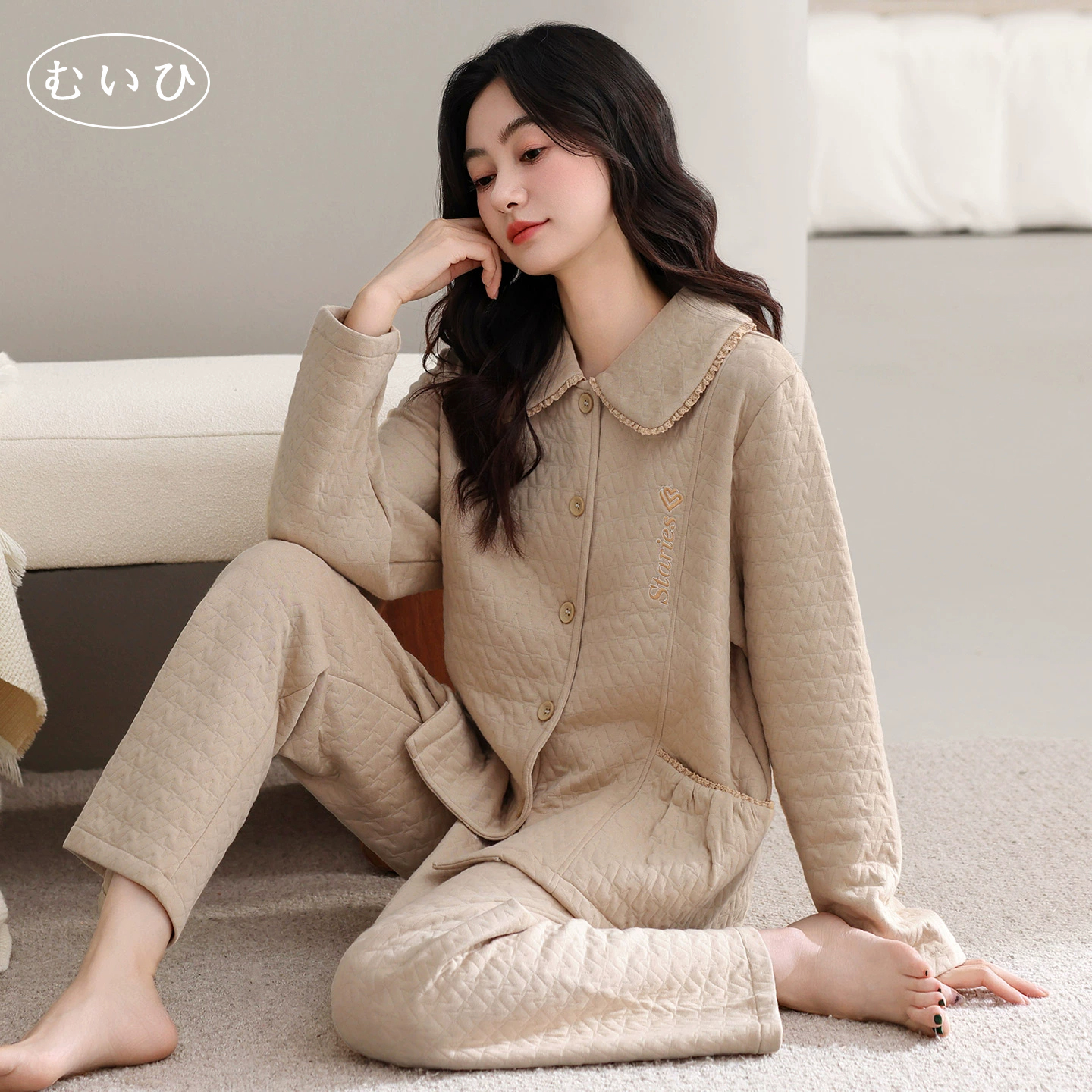 高端/纯棉/舒适日本轻奢女睡衣