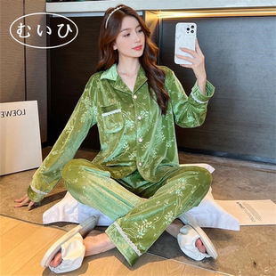 可外穿纯欲风家居服 珊瑚绒睡衣女2025春秋新款 日本むいひ轻奢