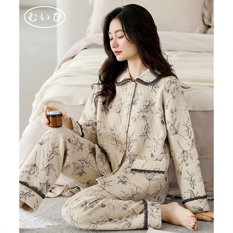 高端/纯棉/舒适日本轻奢女睡衣