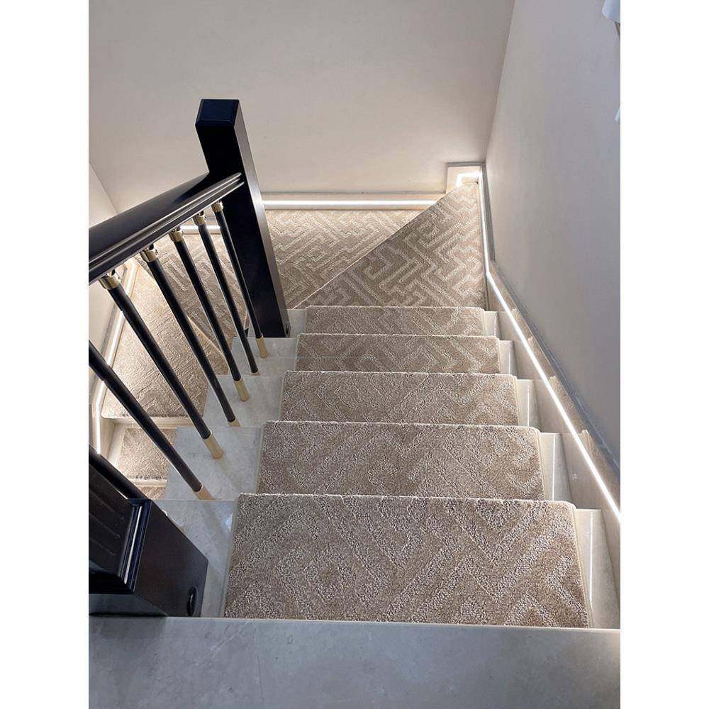 双扭木楼梯地毯家用实阶楼梯台防滑垫台制阶垫无OFV胶自粘转角定,居家布艺,楼梯垫,淘宝优惠券,粉丝福利购,淘宝优惠卷