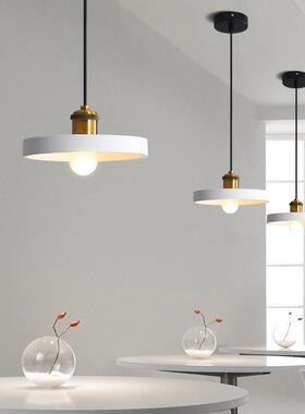 北简约设计师餐吊灯三头in欧s极简餐桌厅吧台灯铁卧室床头艺EFJ吊