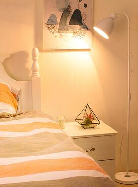 北欧落地灯卧室ins风女儿童48246床少氛围客沙发阅读摆头件立式台