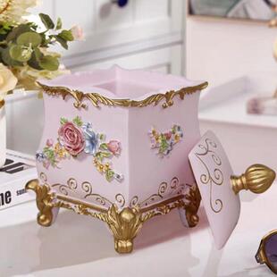 欧式多用签盒创意个性客厅家用棉牙签时盒尚便携棉签盒家用居品