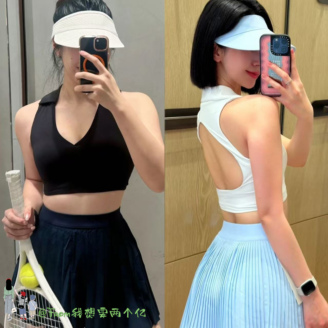 新品~CollaredTennis含胸垫Bra