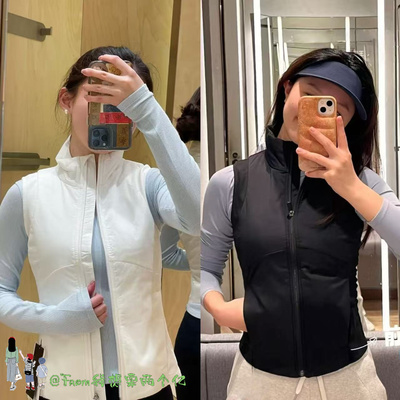 From新品抢先购~push Yu pae轻量版保暖棉服马甲运动修身外套女冬