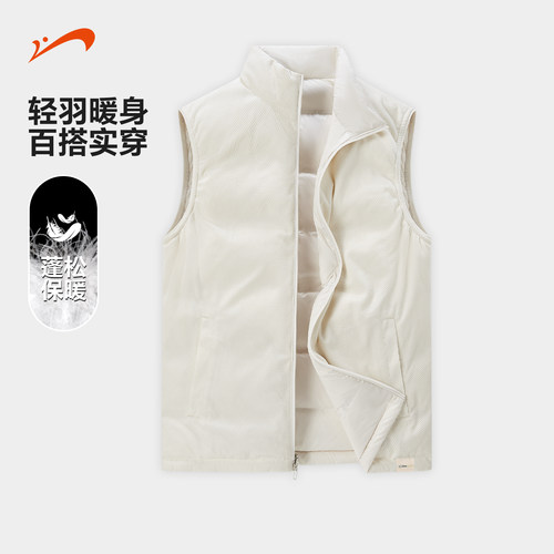 贵人鸟双面穿羽绒马甲外套男冬款