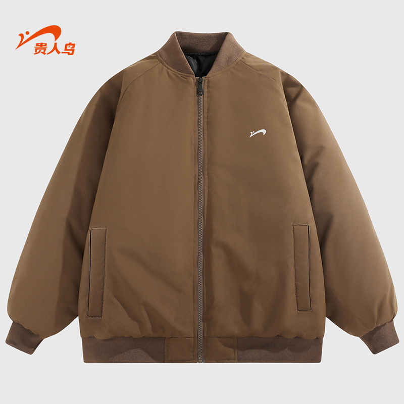 贵人鸟加厚棉服夹克外套