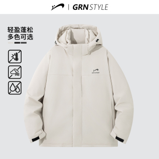 棉服情侣冲锋上衣 加厚夹克外套男冬款 贵人鸟棉衣女冬季 2025年新款