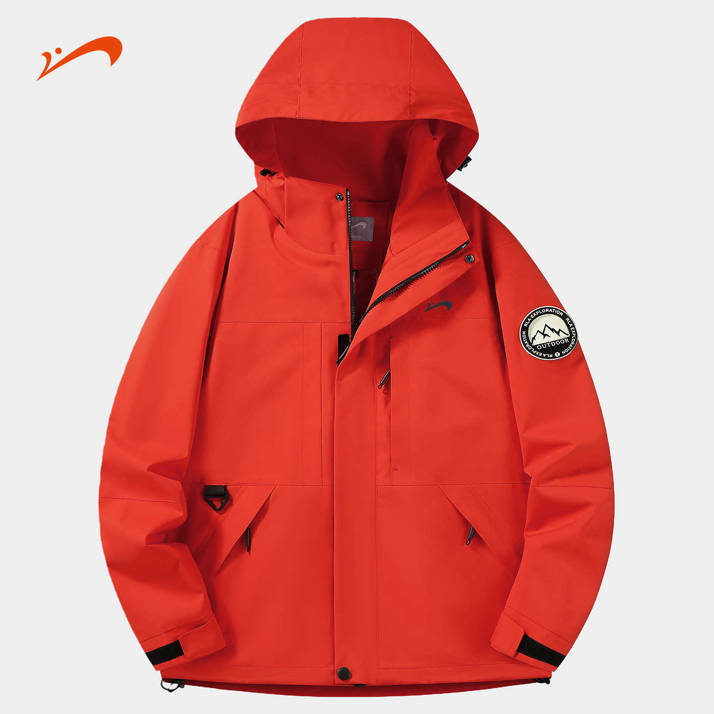 贵人鸟男士红色外套男2026年春秋季三合一冲锋上衣情侣户外防风衣,男装,夹克,淘宝优惠券,粉丝福利购,淘宝优惠卷
