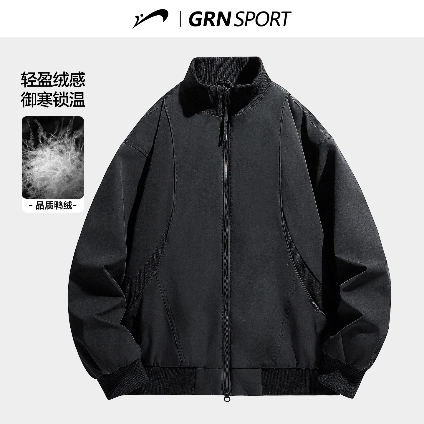 贵人鸟加厚飞行夹克外套冬季