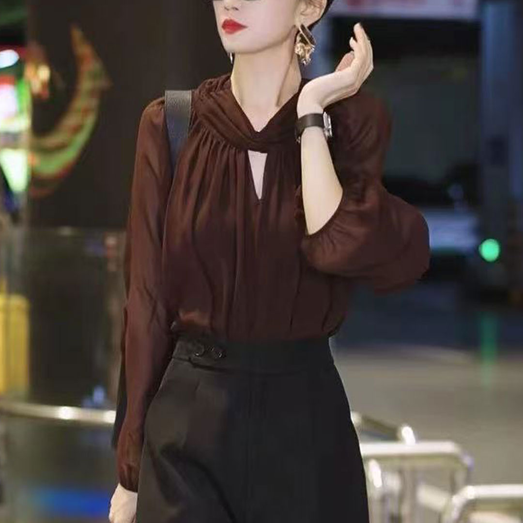 新款时尚宽松显瘦百搭上衣女