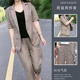 套装 女时尚 裤 新款 子两件套 小西装 西装 显瘦短袖 2026夏季 洋气修身