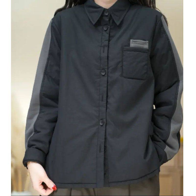 长袖衬衫上衣新款百搭简约时尚