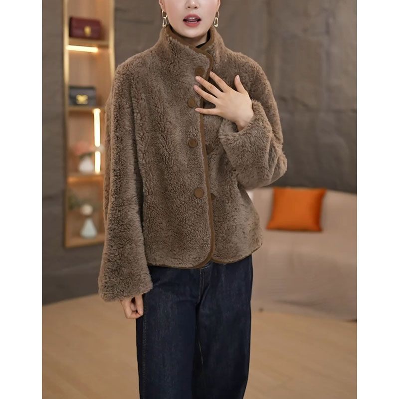 新款短外套百搭显瘦简约时尚