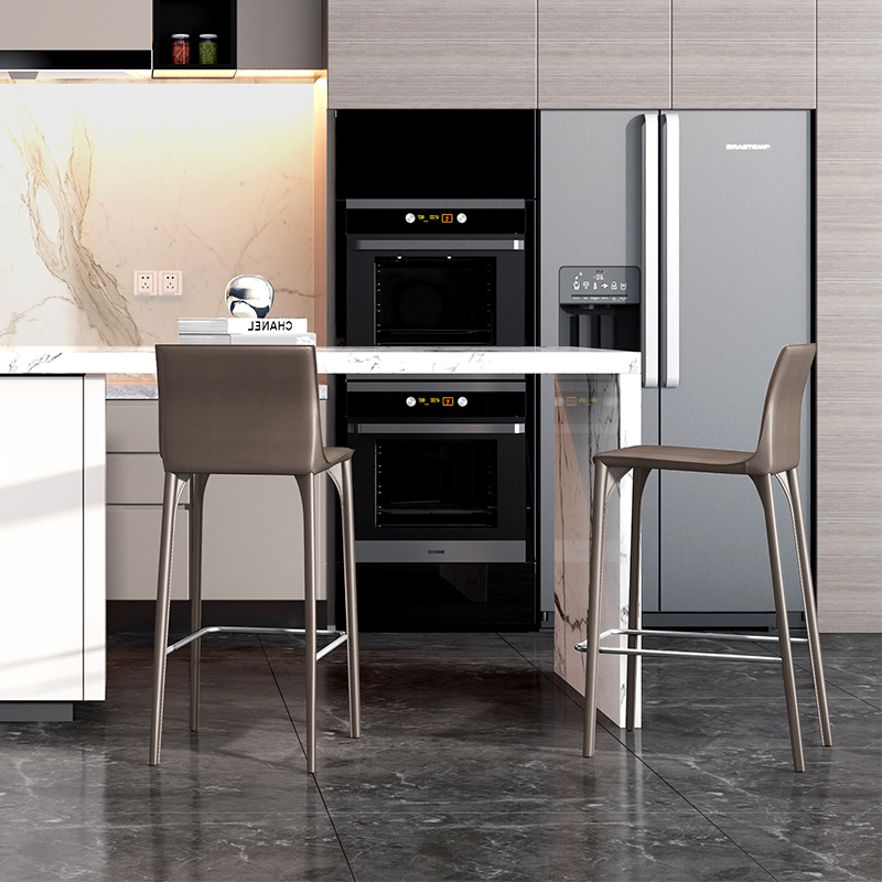 BoutiqueHause真皮再生皮吧椅