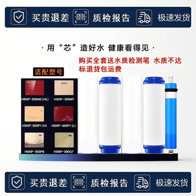 适配海尔净水器滤芯HSNF300M1/M5/50-5K/Q7B2/P1/P8P2N智净滤芯