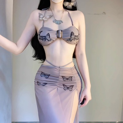 NOLATE比基尼泳衣女长裙度假