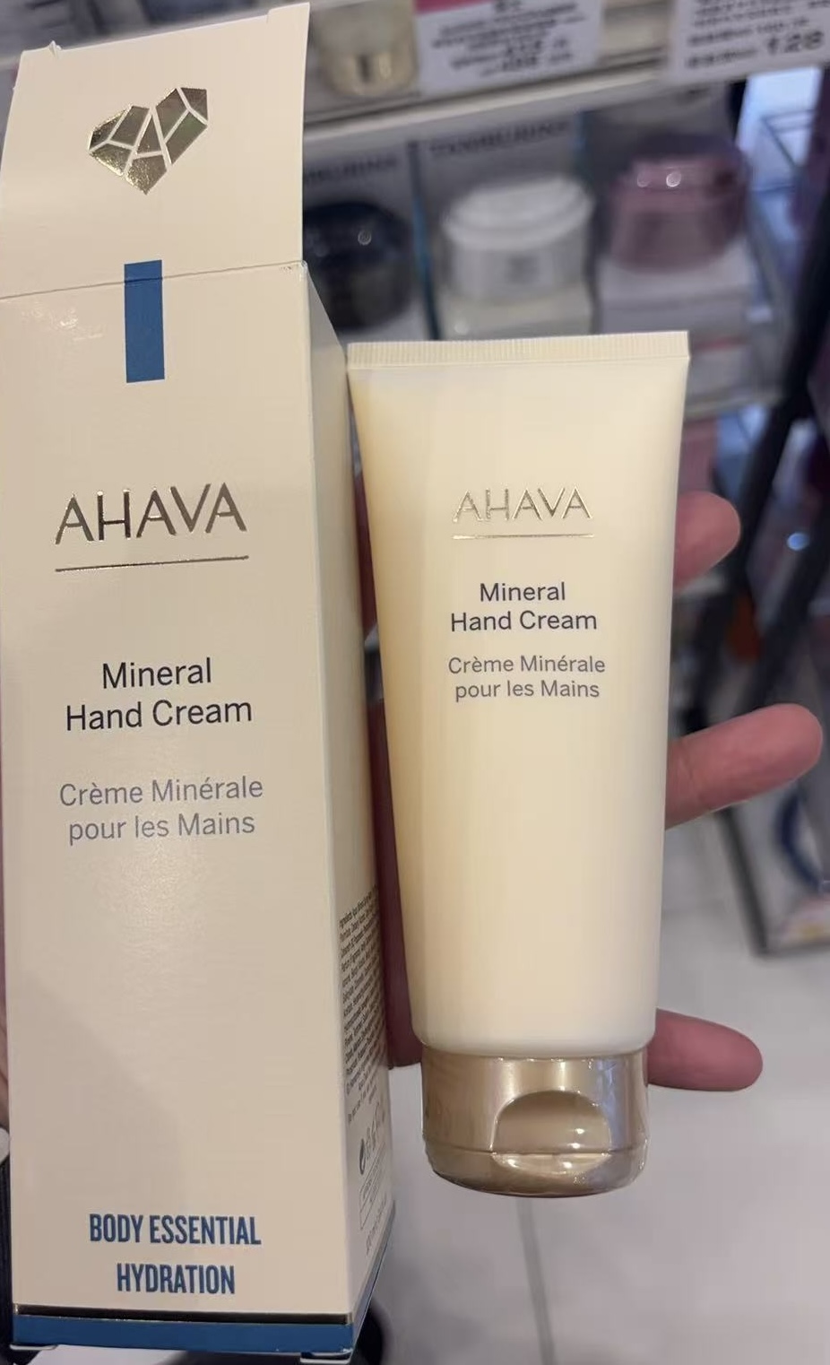 澳门代以色列Ahava死海泥矿物保湿滋润护手霜 防干燥淡香100ml