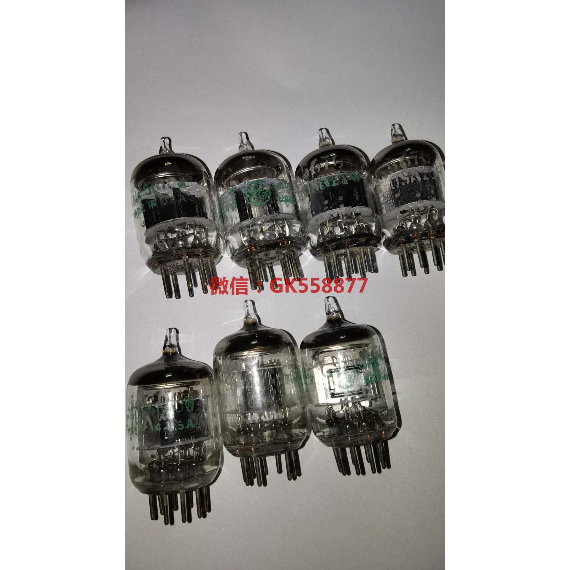 美国ge公司5670电子管大圆碟环黑屏直接代换6n3.单