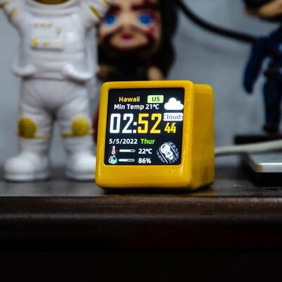 Small Portable Smart Wifi Weather Station Display Weather Te