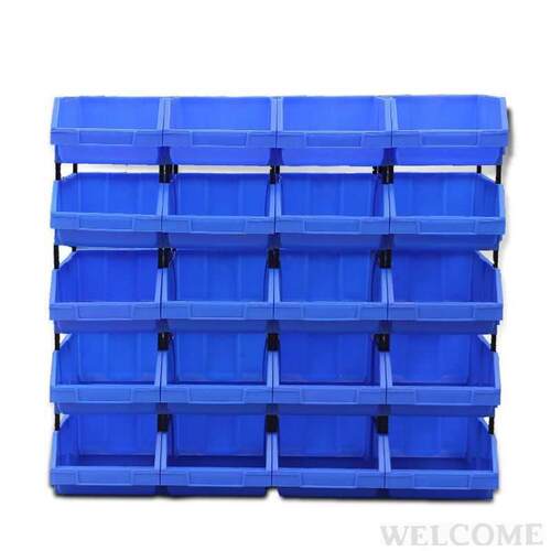Shelf storage parts box modular material box assembly screws