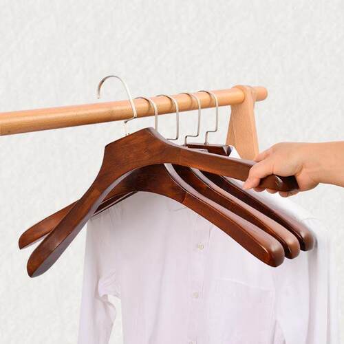 cabinet skid hangers clothes clip coat hanger wooden rack