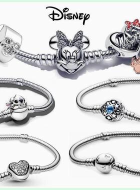 925 Sterling Silver Bracelet Moments Sparkling Mickey Mouse