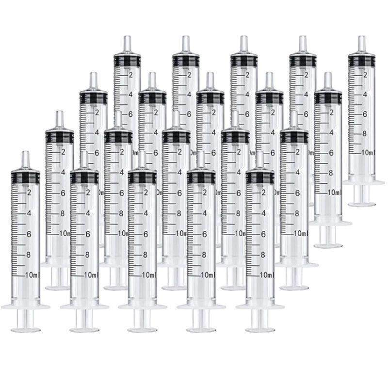 2-20Pcs 1ml-10ml Plastic Reusable Syringe For Measuring Nutr