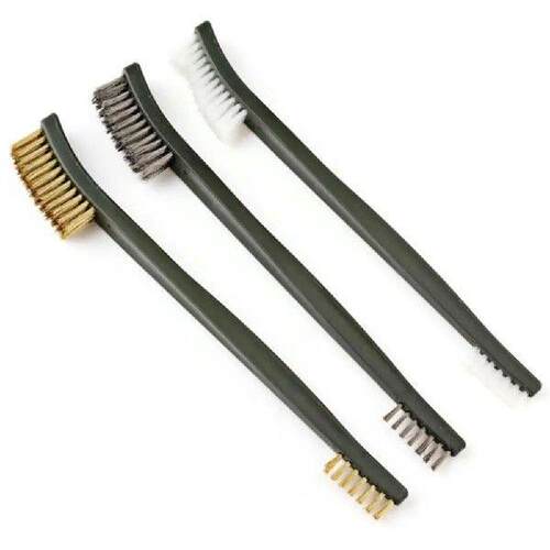 3pcs 17 Cm Mini Stainless Steel Remove Rust Cleaning Brush