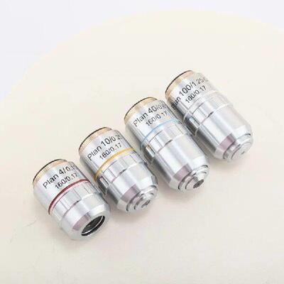 Microscope Objective Full Flat Field 4X-100X Instrument