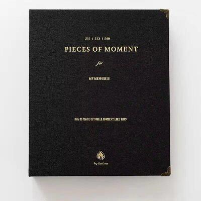 Korean Style Solid Color Airplane Ticket Collection Album