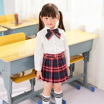 新款l六一儿童大合唱演出秋服装女孩演讲冬女幼儿园男童诗朗诵表