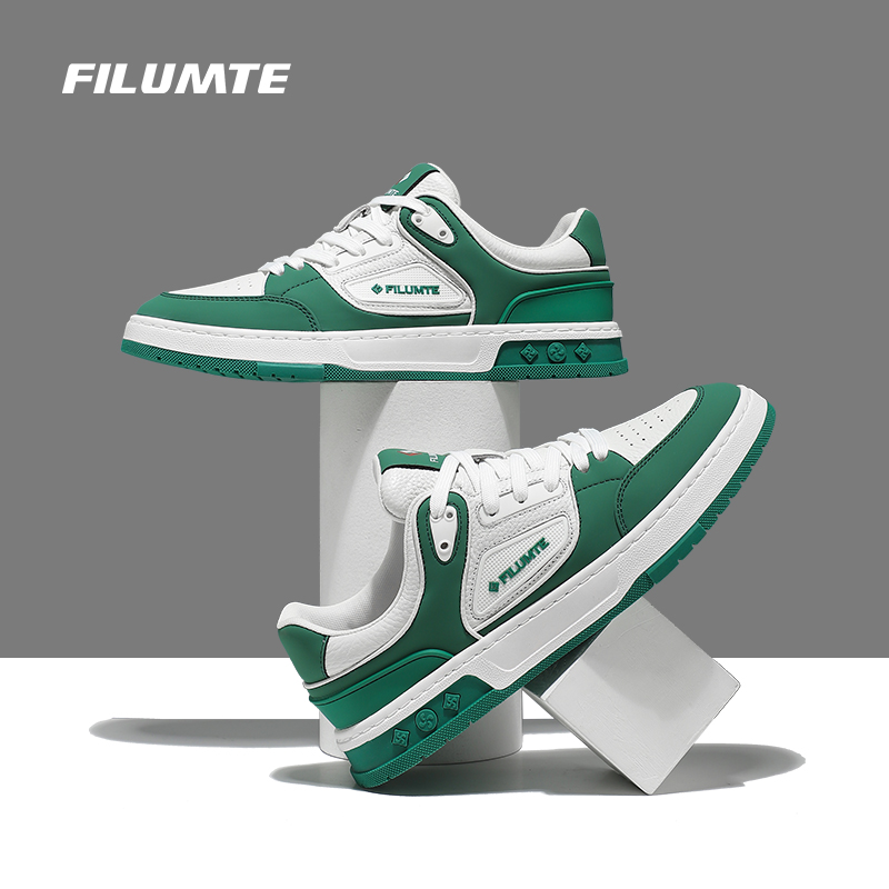 FILUMTE品牌男鞋2025新款秋季男士运动休闲板鞋男潮流男款鞋真皮