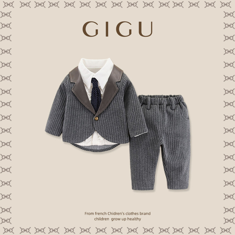 周岁礼服男宝宝秋季长袖小西装套装英伦风2023新款男童生日装衣服,童装/婴儿装/亲子装,儿童礼服,淘宝优惠券,粉丝福利购,淘宝优惠卷