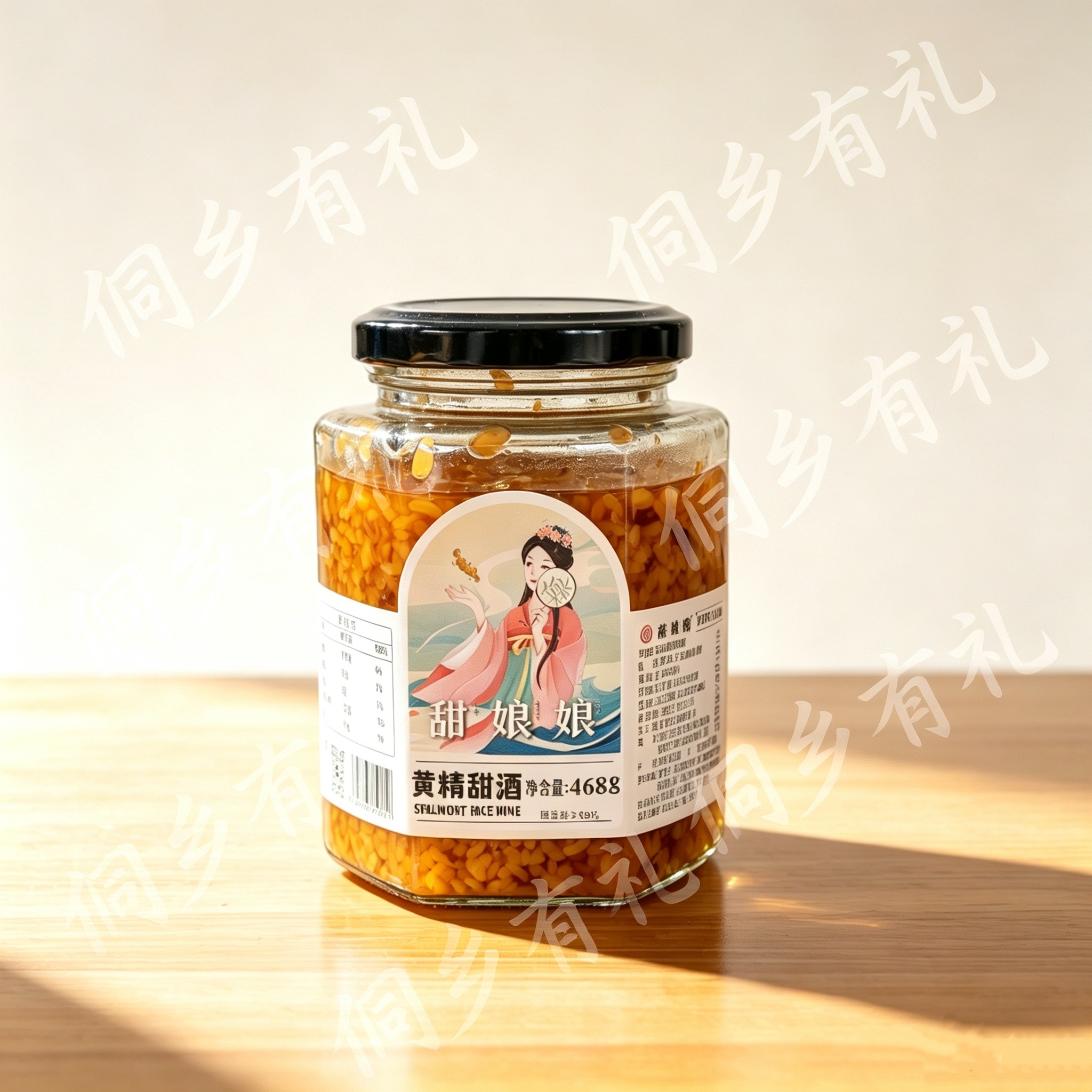 新晃黄精甜酒九蒸九制手工甜酒酿米酒